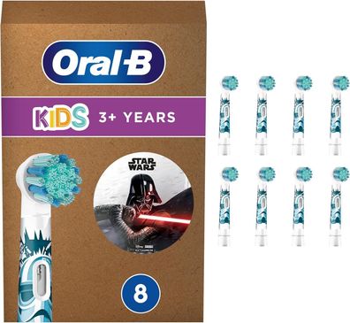 Oral-B Kids Star Wars Aufsteckbürsten für elektrische Zahnbürste, 8 Stück Kinder