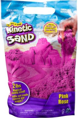 Kinetic Sand 907 g Beutel mit magischem Indoor-Spielsand pink, für Kinder