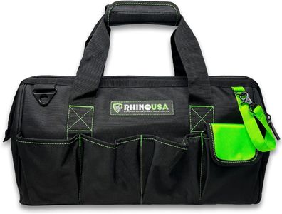 Werkzeugtasche, 45 cm, robuste Werkzeug-Tasche mit Reißverschluss breite Öffnung