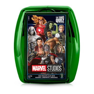 Winning Moves Top Trumps Quiz Marvel Volume 2 ab 12 Jahren 500 Fragen Quizspiel