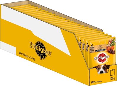 Pedigree Vital Protection Portionsbeutel mit Huhn und Gemüse in Sauce 24 x 100g