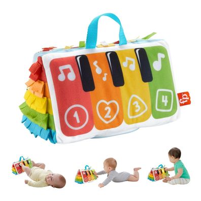 Fisher-Price Kick & Play Soft Piano - Weiches und tragbares Piano-Spielzeug