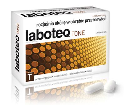 Laboteq Tone Anti-Pigmentflecken Haut Pigment Melanin Altersflecken 30 Tabletten