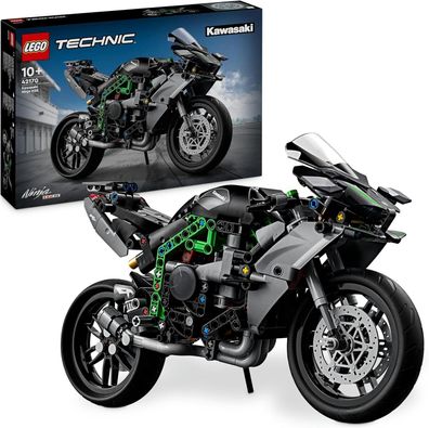 LEGO Technic Kawasaki Ninja H2R Motorrad, Geschenk fér Kinder & Erwachsene, Deko