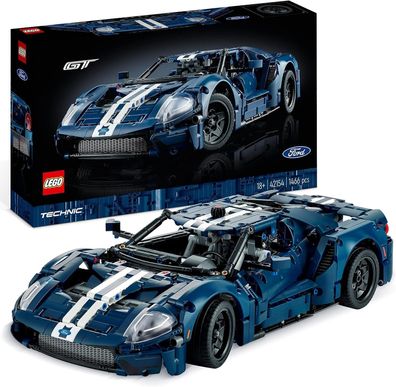 LEGO 42154 Technic Ford GT 2022 Auto-Modell-Bausatz für Erwachsene, Supercar