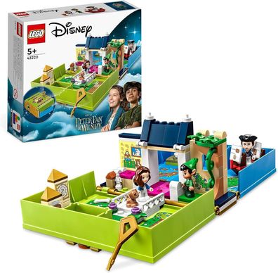 LEGO 43220 Disney Classic Peter Pan & Wendy â€? Märchenbuch-Abenteuer, Kinder