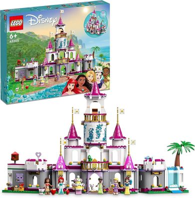 LEGO Disney Princess Ultimatives Abenteuerschloss, Schloss für Kinder, Bau-Set