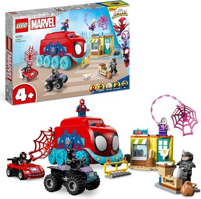 LEGO 10791 Marvel Spideys Team-Truck, Spielzeug für Kinder ab 4 Jahren mit Miles