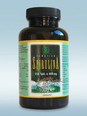 Ivarsson´s Produkte für´s Leben Ivarssons Hawaiian Spirulina 250 Tabl. à 400 mg 100g