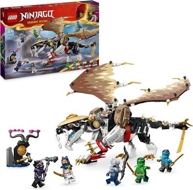 LEGO Ninjago Egalt der Meisterdrache, Ninja-Set + Drachen-Spielzeug & 5 Figuren