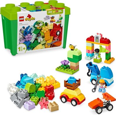 LEGO DUPLO Classic Steinebox Autos und LKWs, Spiel-Set mit Fahrzeugen, Spielzeug