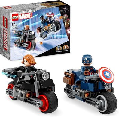 LEGO Marvel Captain America & Black Widow Motorräder, Avengers: Age of Ultron