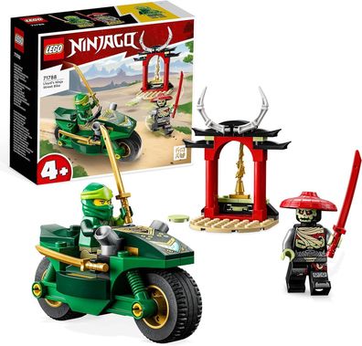 LEGO Ninjago Lloyds Ninja-Motorrad, Spielzeug für Anfänger + 2 Minifiguren Kinder