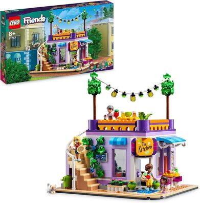 LEGO 41747 Friends Heartlake City Gemeinschaftsküche Spiel-Set mit Koch-Zubehör