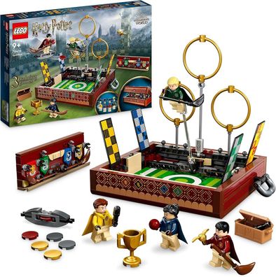 LEGO Harry Potter Quidditch Spielzeugkoffer abschließbare und tragbare Truhe