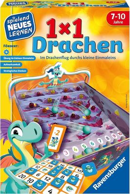 Ravensburger 24976 - 1x1 Drachen - Lernspiel für Kinder, Rechenspiel für Kinder