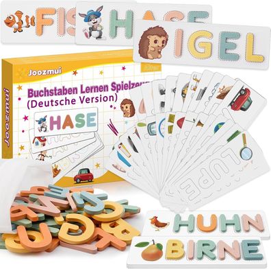 Joozmui Spielzeug ab 3 4 5 6 7 8 Jahre Mädchen, Buchstaben Lernen Lernspiele