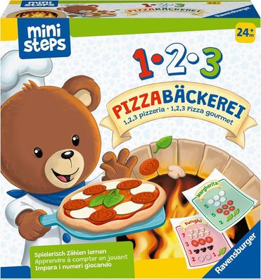 Ravensburger ministeps 4586 1,2,3 Pizzabäckerei - Spielerisch Zählen lernen