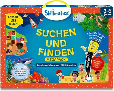 Skillmatics-Lernspiel – Suchen und Finden Megapack, Aktivitätsmatten, Geschenk