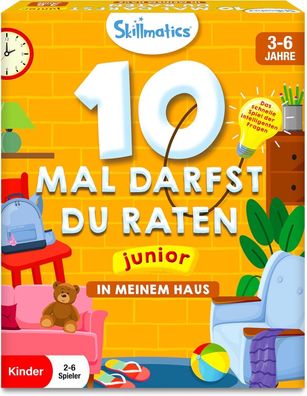 Skillmatics Kartenspiel - 10 Mal darfst du raten, In Meinem Haus, Spiel Kinder