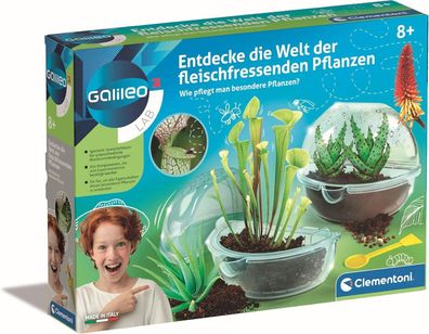 Clementoni Galileo Lab, Welt der fleischfressenden Pflanzen, Biologie, Terrarium