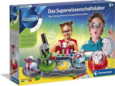 Clementoni Galileo Lab – Das Super-Wissenschafts-Labor, 150 spannende Versuche