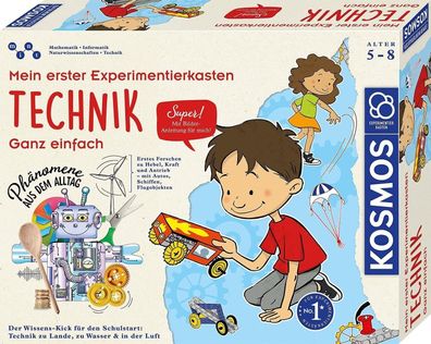 KOSMOS 602291 Mein erster Experimentierkasten Technik - Spielzeug für Kinder