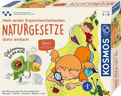 KOSMOS 602284 Mein erster Experimentierkasten Naturgesetze - Spielzeug, Kinder