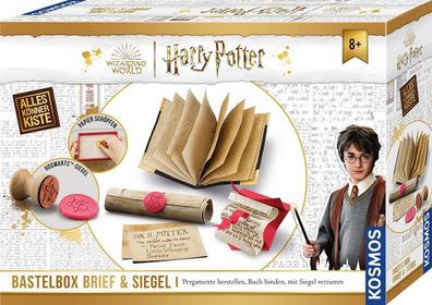 Kosmos 604639 Harry Potter Brief und Siegel, Papierschöpfrahmen Spielzeug Kinder