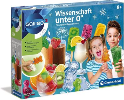 Clementoni Galileo Lab – Wissenschaft unter 0°, Experimentierkasten für Kinder