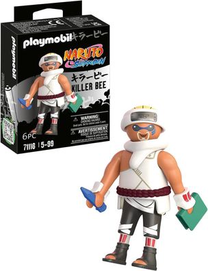 Playmobil Naruto 71116 Killer Bee mit Accessories kreativer Spielspaß, Spielzeug