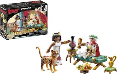 Playmobil Asterix 71270 Cäsar & Kleopatra, Leopard & eine Chaiselongue Spielzeug