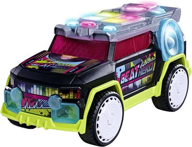 Dickie Toys - Beat Hero Spielzeugauto mit DJ-Pult und 22 Sounds, Auto Kinder