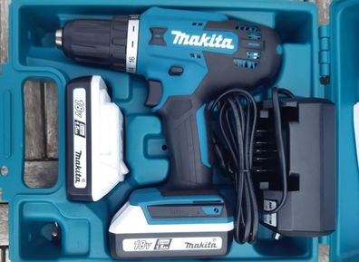 Makita Bohrschrauber 18V 2x1,5Ah Akku-/Ladegerät im Koffer