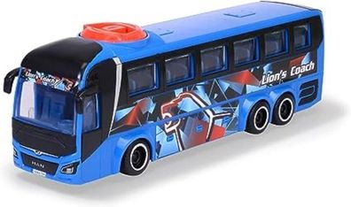 Dickie Toys - Spielzeug-Bus Man (blau) – lenkbarer Reise-Bus (26,5 cm) Kinder