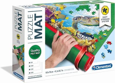 Clementoni 30229 Puzzlerolle, praktische Unterlage für Puzzles bis 2000 Teile