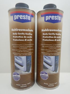 2x PRESTO Hohlraumkonservierung Hohlraumschutz Hohlraumversiegelung 1L 603277