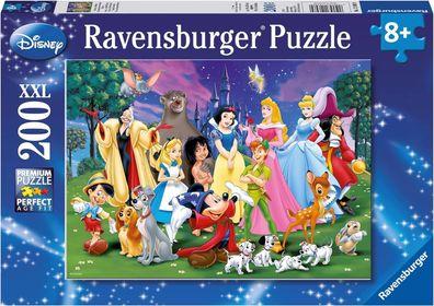 Ravensburger Kinderpuzzle - 12698 Disney Lieblinge -Puzzle fér Kinder, 200 Teile