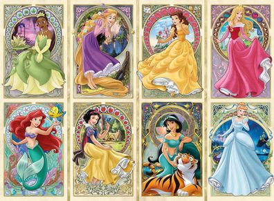 Ravensburger Puzzle 16504 Nouveau Art Prinzessinnen 1000 Teile Disney Puzzle