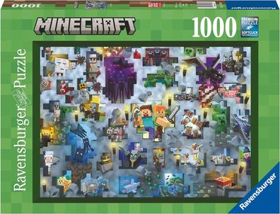 Ravensburger Puzzle 17188 - Minecraft Mobs - 1000 Teile Minecraft Puzzle, Kinder