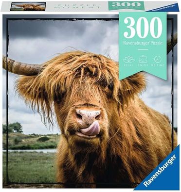 Ravensburger Puzzle Moment 13273 - Highland Cattle - 300 Teile Puzzle, Deko