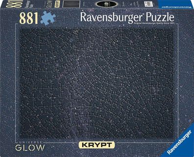 Ravensburger Puzzle 12000240 - Krypt Puzzle Universe Glow - 881 Teile Puzzle