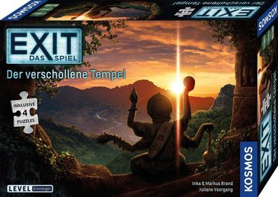 KOSMOS 692094 EXIT Das Spiel + Puzzle Der verschollene Tempel, Level: Einsteiger