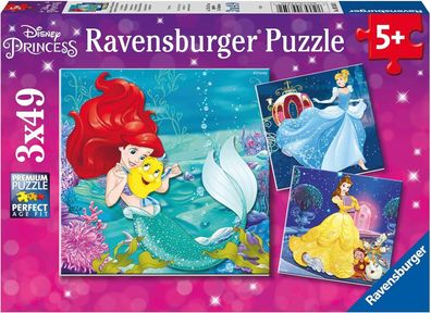 Ravensburger 09350 Disney Princess Kinder-Puzzle-09350 Ariel die Meerjungfrau