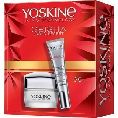 Yoskine Geisha Gold Secret Tages- & Nachtcreme 65+ 50ml + Augencreme 15ml