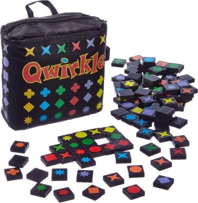 Schmidt Spiele 49270 Qwirkle Travel, Spiel des Jahres 2011 als Reisespiel, Spiel