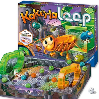 Ravensburger - Kakerlaloop 21123 - Kinder-Spiel mit elektronischer Kakerlake