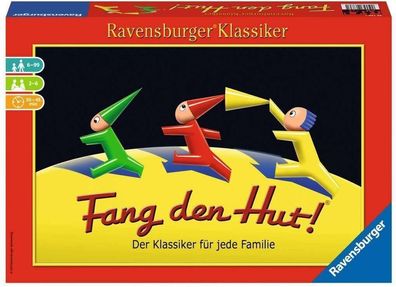 Ravensburger 26736 - Fang den Hut - Hétchenspiel fér 2-6 Spieler, Familien-Spiel