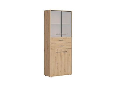 Aktenschrank Space Office x 80 x 202,5 cm | Schwarz