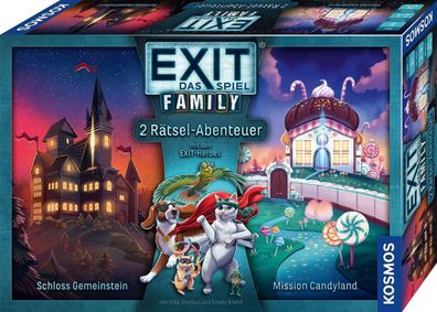 Kosmos 684662 EXIT® - Das Spiel Family, Zwei Rätselabenteuer Schloss Gemeinstein